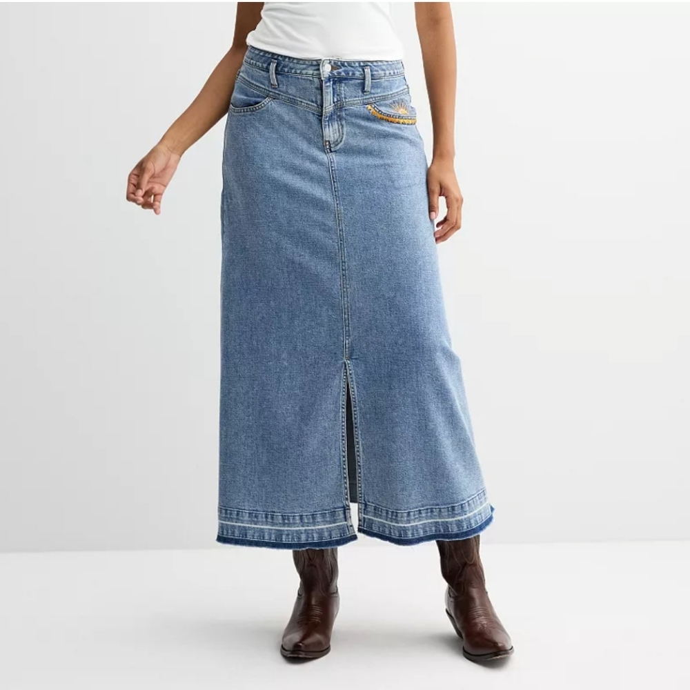 Women's Sonoma Community Brooklyn Dolly Denim Skirt